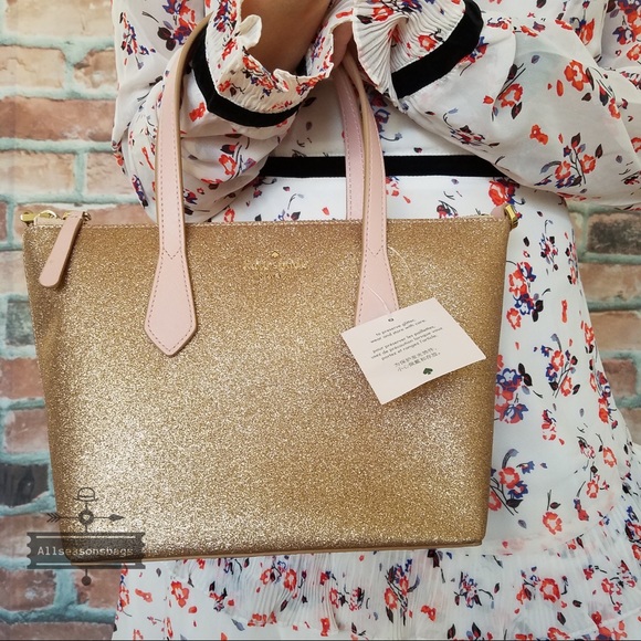 Kate spade SMALL Joeley Satchel crossbody gold BAG - Picture 3 of 8